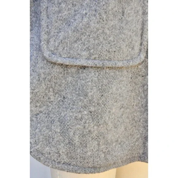 REVERSIBLE Hooded Poncho - Wool Cloak Cape - Woodland - Reversible Cape OS - Picture 10 of 10